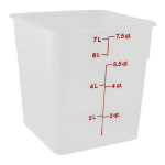 Cambro CamSquare Food Storage Container, 8 Quart, 9in x 1in x 8in, Clear