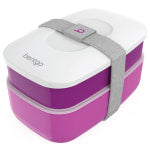 Bentgo Classic All-In-One Lunch Box Container, 3-13/16inH x 4-3/4inW x 7-1/8inD, Purple