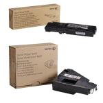 Xerox 106R02228/108R01124 Black High Yield Toner Cartridge And Waste Toner Cartridge