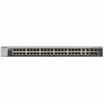 Netgear ProSafe XS748T Layer 3 Switch - 44 Ports - Manageable - 10 Gigabit Ethernet, Gigabit Ethernet - 10GBase-SR, 1000Base-SX, 1000Base-LX, 10GBase-LR, 10GBase-T - 3 Layer Supported - Modular - Twisted Pair, Optical Fiber - 1U High , Desktop