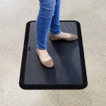 Vari Standing Mat Anti-Fatigue Standing Desk Mat, 34ft x 20in, Black