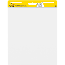 Post-it Super Sticky Easel Pad, 25in x 30in, White, Pad Of 30 Sheets