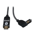 Eaton Tripp Lite Series High-Speed HDMI Cable with Swivel Connectors, Digital Video with Audio, UHD 4K (M/M), 3 ft. (0.91 m) - HDMI cable - HDMI male to HDMI male - 3 ft - triple shielded