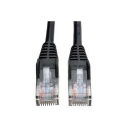 Eaton Tripp Lite Series Cat5e 350 MHz Snagless Molded (UTP) Ethernet Cable (RJ45 M/M), PoE - Black, 100 ft. (30.5 m) - Patch cable - RJ-45 (M) to RJ-45 (M) - 100 ft - UTP - CAT 5e - molded, snagless, stranded - black