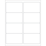 Tape Logic Inkjet/Laser Labels, LL125, Rectangle, 4in x 2 1/2in, White, Case Of 800