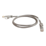 C2G 8ft Cat6 Ethernet Cable - Snagless Unshielded (UTP) - Gray - Patch cable - RJ-45 (M) to RJ-45 (M) - 8 ft - 0.2 in - UTP - CAT 6 - IEEE 802.5/ ANSI X3T9.5/ IEEE 802.3 - molded, snagless, stranded - gray