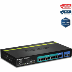 TRENDnet TPE 1020WS 10-Port Gigabit Web Smart PoE+ Switch