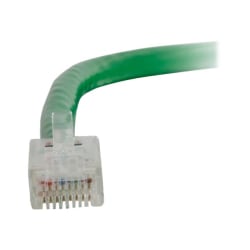 C2G-15ft Cat6 Non-Booted Unshielded (UTP) Network Patch Cable - Green - Category 6 for Network Device - RJ-45 Male - RJ-45 Male - 15ft - Green