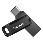 SanDisk Ultra Dual Drive Go USB Type-C/Type-A Flash Drive, 64GB, Black