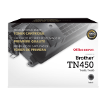 Office Depot Remanufactured Black Toner Cartridge Replacement For Brother TN450, Pack Of 2, ODTN450X2