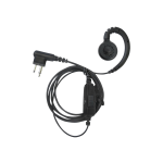 Motorola TDSourcing P-6423 - Earphones with mic - ear-bud - over-the-ear mount - wired