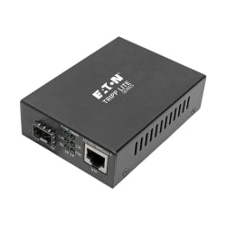 Tripp Lite Gigabit SFP Fiber to Ethernet Media Converter, POE+ - 10/100/1000 Mbps - Fiber media converter - GigE - 10Base-T, 100Base-TX, 1000Base-T - RJ-45 / SFP (mini-GBIC)