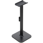 Bluelounge Posto 2.0 Headphone Stand - 10in Height x 4in Width - Desktop, Desk - Aircraft Aluminum, Plastic - Black