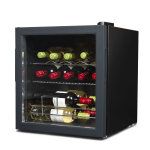 Black+Decker Compressor Wine Cellar, 14-Bottle Capacity, Black/Gray