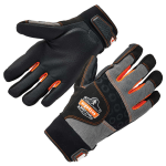 Ergodyne ProFlex 9002 ANSI/ISO-Certified Full-Finger Anti-Vibration Gloves, Large, Black