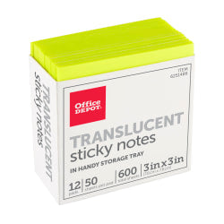 Post-it Notes, 4 in x 6 in, 5 Pads, 100 Sheets/Pad, Clean Removal, Canary Yellow, Lined