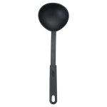 Winco Nylon Serving Ladle, 12in, Black