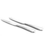 Gibson Home Graylyn 2-Piece Dinner Knives, Silver