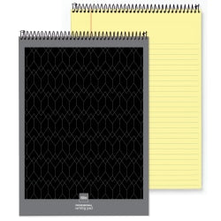 Office Depot Brand Professional Top Wirebound Writing Pad, 8 1/2in x 11 3/4in, Legal/Wide Ruled, 70 Sheets, White