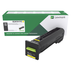 Lexmark 82K1HY0 High-Yield Return Program Yellow Toner Cartridge