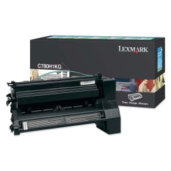 Lexmark C780H1KG Return Program Black Toner Cartridge