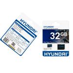 Hyundai MicroSDHC Card With Adapter, 32GB