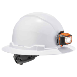 Ergodyne Skullerz 8971LED Class E Full Brim Hard Hat, White