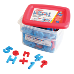 Educational Insights  AlphaMagnets & MathMagnets, Red And Blue, Pack Of 214