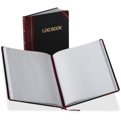 Wilson Jones Minute Book, Letter Size 8 1/2in x 11in, 250 Pages, Red - 125 Sheet(s) - 28 lb - Sewn Bound - Letter - 8 1/2in x 11in Sheet Size - Red Cover - 1 Each