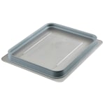 Cambro Camwear GN 1/2 GripLids, Clear, Set Of 6 Lids