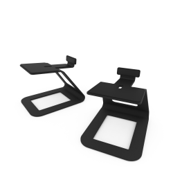 Kanto SE6 - Stand - Elevated - for speaker(s) - silicone, solid steel - black - desktop stand (pack of 2) - for Kanto YU6