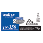 Brother TN-350 Black Toner Cartridges, Pack Of 2, TN-3502PK