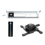 Chief KITMZ006 - Mounting kit (mount, ceiling mount panel, column) - for projector - black - ceiling mountable, suspended ceiling