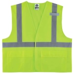 Ergodyne GloWear Safety Vest, Mesh 8220HL, Type R Class 2, 2X/3X, Lime