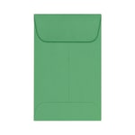 LUX Coin Envelopes, #1, Gummed Seal, Holiday Green, Pack Of 500