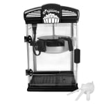 West Bend Popcorn Maker, 17-3/4inH x 10-11/16inW x 10-7/8inD, Black