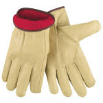 Memphis Glove Insulated Premium-Grain Pigskin Leather Drivers Gloves, X-Large, Pack Of 12