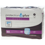 Protection Plus Super Protective Disposable Underwear, Small, 20 - 28in, White, 22 Per Bag, Case Of 4 Bags