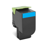 Lexmark 70C1HC0 Cyan High Yield Toner Cartridge