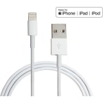 4XEM MFi Certified Lightning Charging Data And Sync Cable, 3ft, White