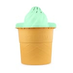 Nostalgia 4-Quart Swirl Cone Ice Cream Maker, Mint Green