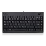 Adesso AKB-310UB USB Keyboard With Mini Trackball, Black