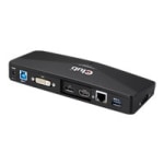 Club 3D SenseVision USB 3.0 4K Docking Station - Docking station - USB - DVI, HDMI, DP - 1GbE