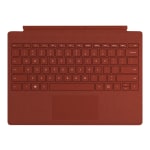 Microsoft Surface Pro Signature Type Cover - Keyboard - with trackpad - backlit - QWERTY - US - poppy red - for Surface Pro (Mid 2017), Pro 3, Pro 4, Pro 6, Pro 7