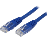 StarTech.com Blue Molded Category 6 UTP Network Patch Cable, C6PATCH25BL, 25ft, Blue