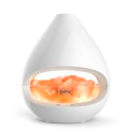 Pure Enrichment PureGlow Crystal Himalayan Salt Lamp & Ultrasonic Essential Oil Diffuser, 7in x 9in