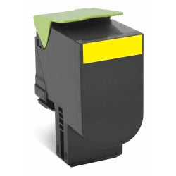 Lexmark 80C1HY0 High-Yield Return Program Yellow Toner Cartridge