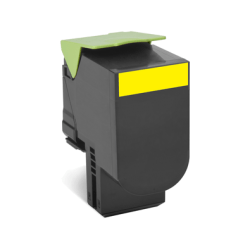 Lexmark 80C1SY0 Return Program Yellow Toner Cartridge