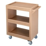 Cambro BC225 Bus Cart, 32-1/4inH x 28inW x 16inD, Coffee Beige