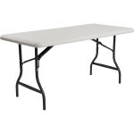 Iceberg IndestrucTable TOO 1200-Series Folding Table, 96inW x 30inD, Platinum